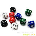 Bescon 16 Sides Dice in Assorted Solid Colors, D16 Game Dice 5pcs Set